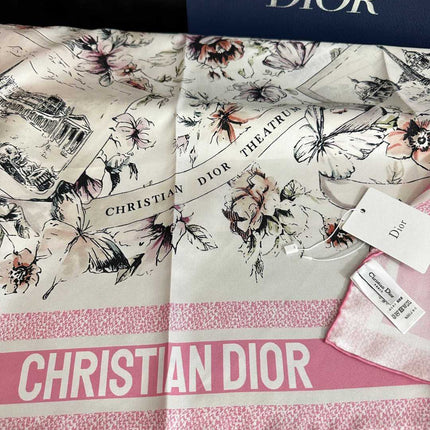 DIOR 26S SCARF 90 IN SILK 511170