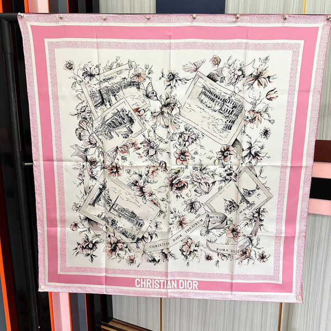 DIOR 26S SCARF 90 IN SILK 511170