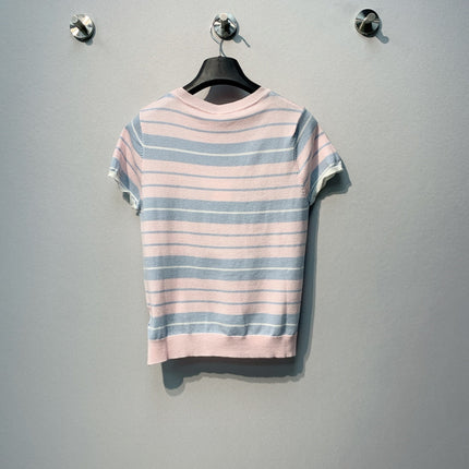 CHANEL 26S SHORT-SLEEVE KNIT TOP STYLE 1080