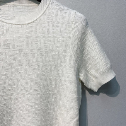 FENDI 26S SHORT SLEEVE KNIT T-SHIRT 014