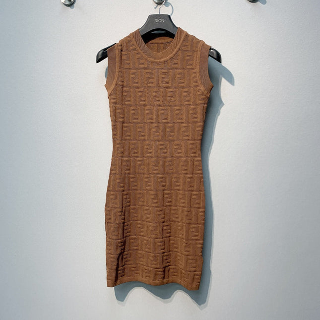 FENDI 26S SLEEVELESS DRESS 458