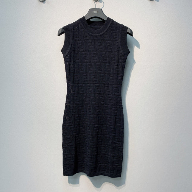 FENDI 26S SLEEVELESS DRESS 459