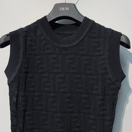 FENDI 26S SLEEVELESS DRESS 459