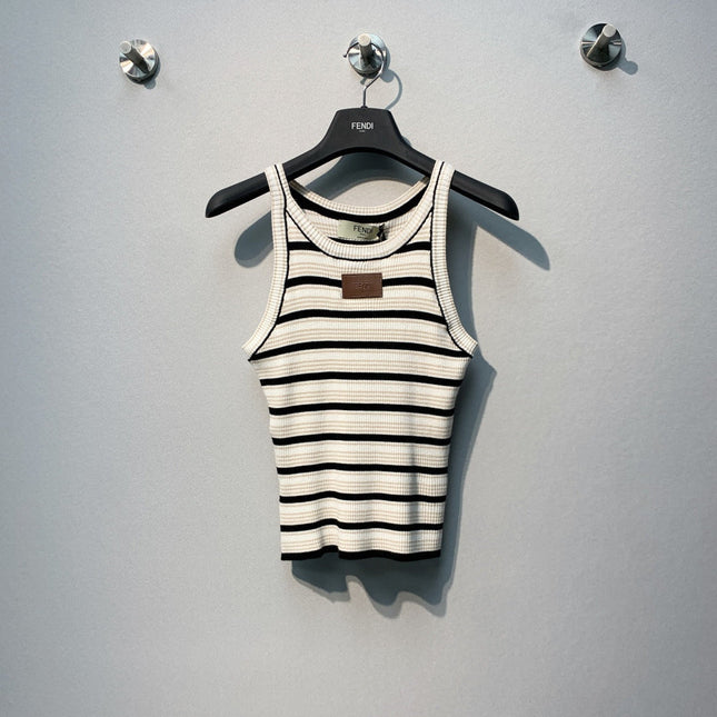 FENDI 26S SLEEVELESS KNIT TOP 445