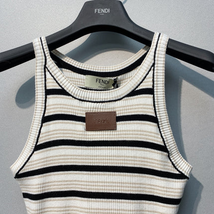 FENDI 26S SLEEVELESS KNIT TOP 445