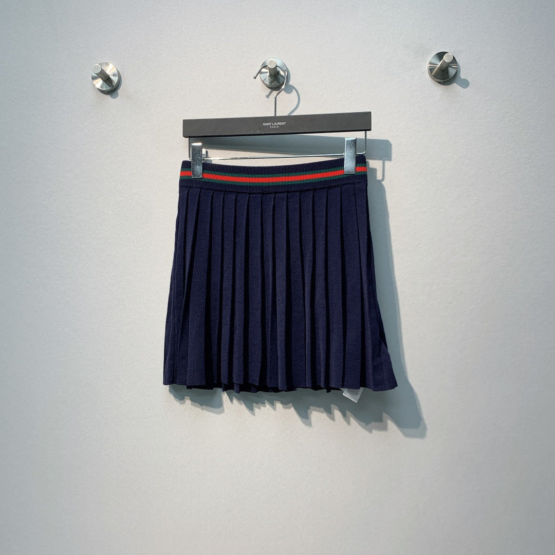 26S PLEATED KNIT MINI SKIRT 566