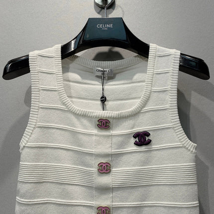 CHANEL 26S KNIT TANK TOP STYLE 1245
