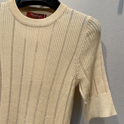 MAXMARA 26S SHORT-SLEEVE KNIT TOP 270