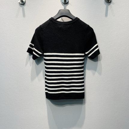 DIOR 26S SHORT-SLEEVE KNIT TOP 1361