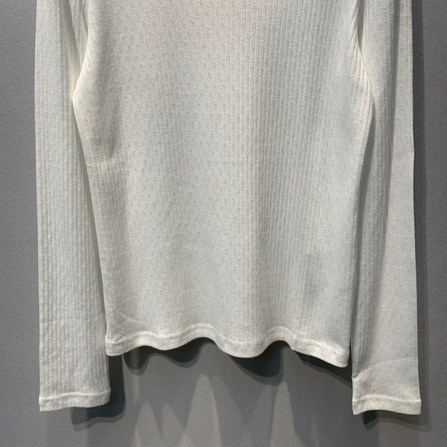 MIUMIU 26S LONG-SLEEVE CREWNECK KNIT TOP 1445