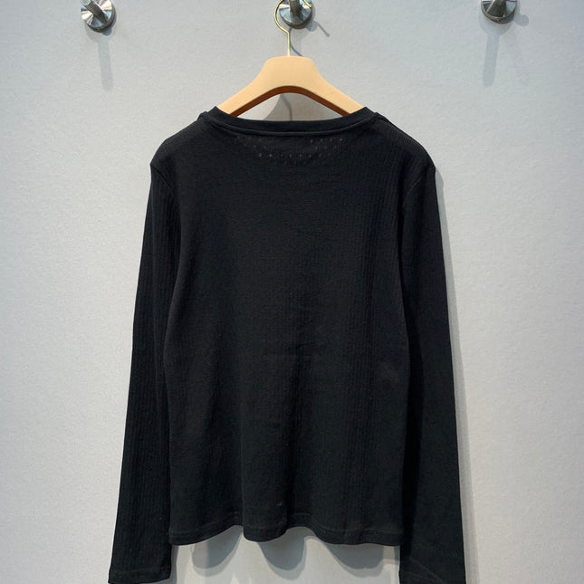 MIUMIU 26S LONG-SLEEVE CREWNECK KNIT TOP 1444