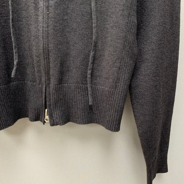 CELINE 26S ZIP-UP KNIT HOODIE 596