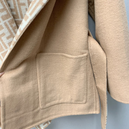 FENDI 26S REVERSIBLE CROPPED JACKET 498