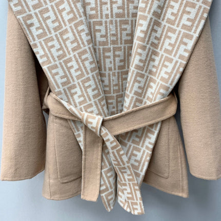 FENDI 26S REVERSIBLE CROPPED JACKET 498