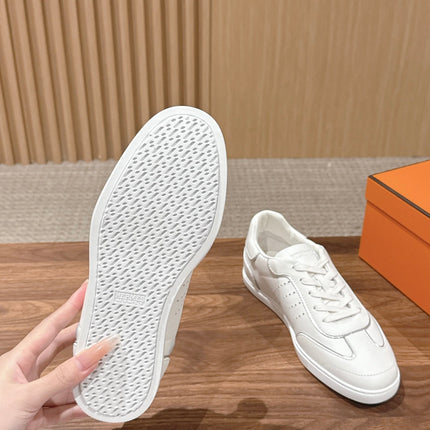 HM 26S GET SNEAKERS IN WHITE CALFSKIN
