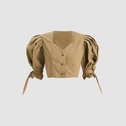 CHLOE 26S PUFF SLEEVE TOP STYLE 8