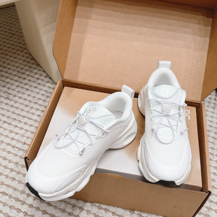 LOEWE 26S CHUNKY RUNNING SNEAKERS 45MM IN WHITE MESH FABRIC