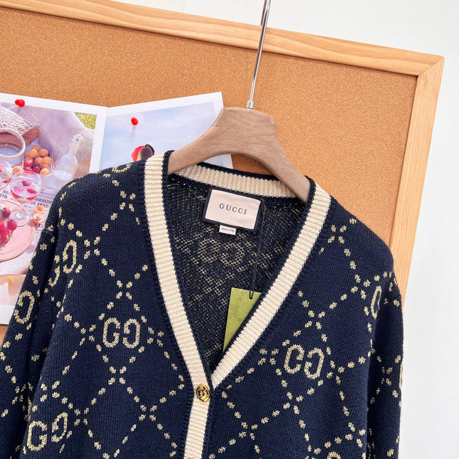 GUCCI 26S V-NECK KNIT CARDIGAN 590