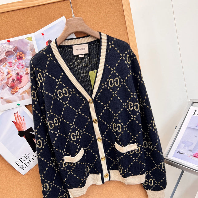 GUCCI 26S V-NECK KNIT CARDIGAN 590