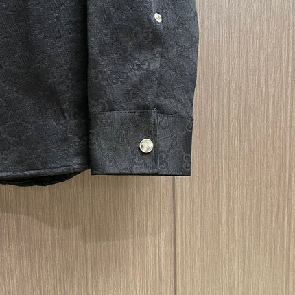 GUCCI 26S LONG-SLEEVE DENIM SHIRT 516