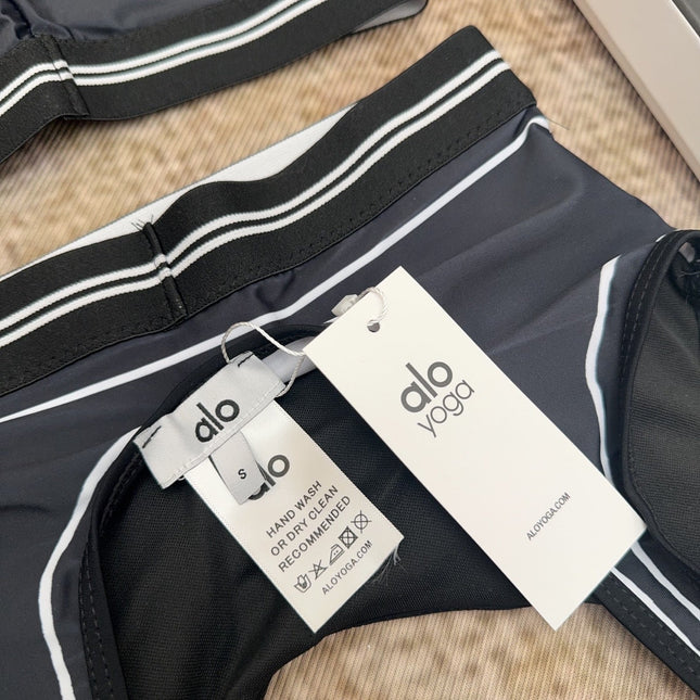 ALO 26S SPORTS BRA AND BIKER SHORTS SET 398