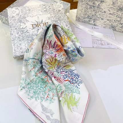 DIOR 26S SCARF 90 IN SILK 318394