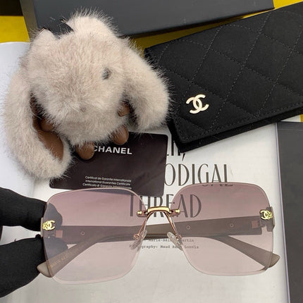 CHANEL 26S RIMLESS SQUARE FRAME IN ACETATE 411852