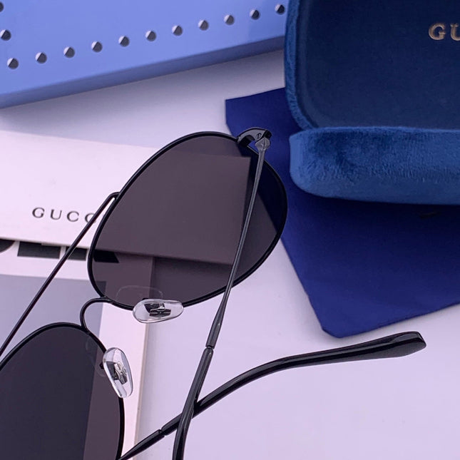 GUCCI 26S AVIATOR FRAME IN METAL 424700