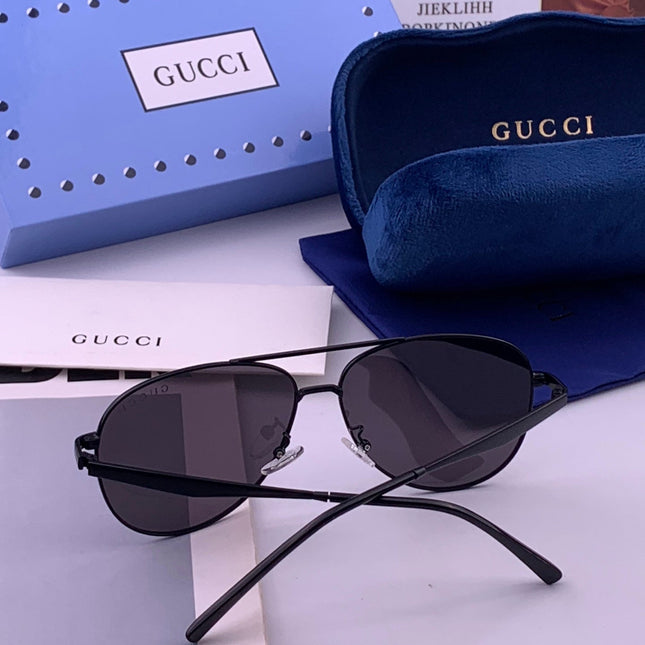 GUCCI 26S AVIATOR FRAME IN METAL 424705