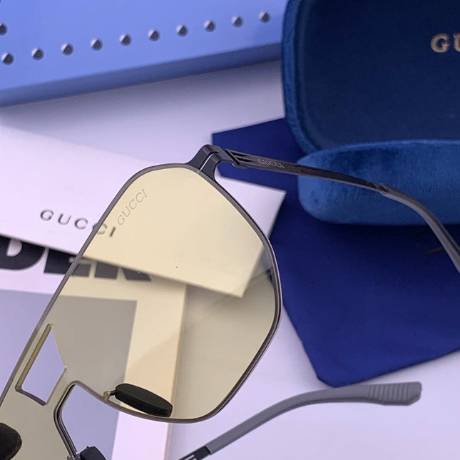 GUCCI 26S AVIATOR FRAME IN METAL 426433
