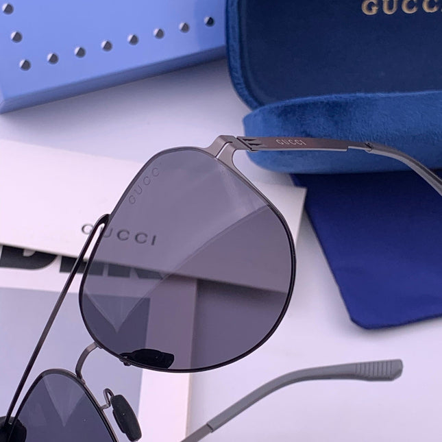 GUCCI 26S AVIATOR FRAME IN METAL 426429