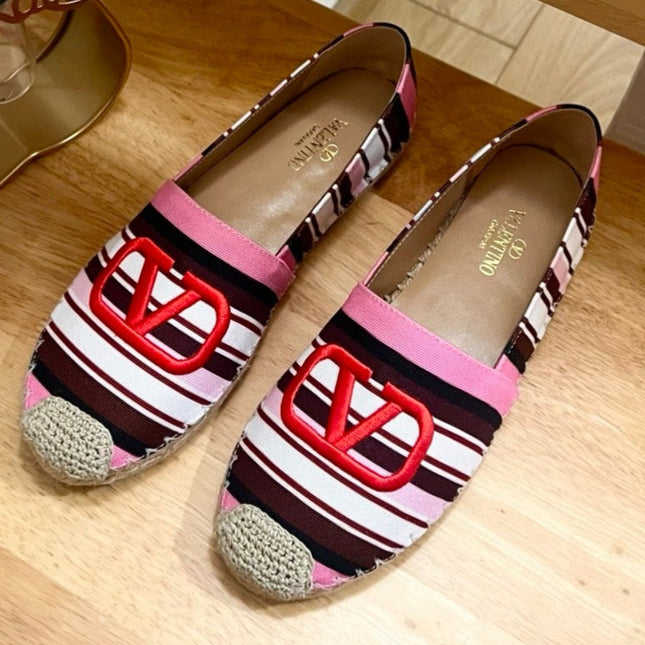 FLAT ESPADRILLE IN COLORFUL CANVAS 2 CM