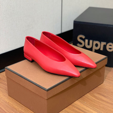 LP REBECCA BALLERINAS ROSE CALFSKIN