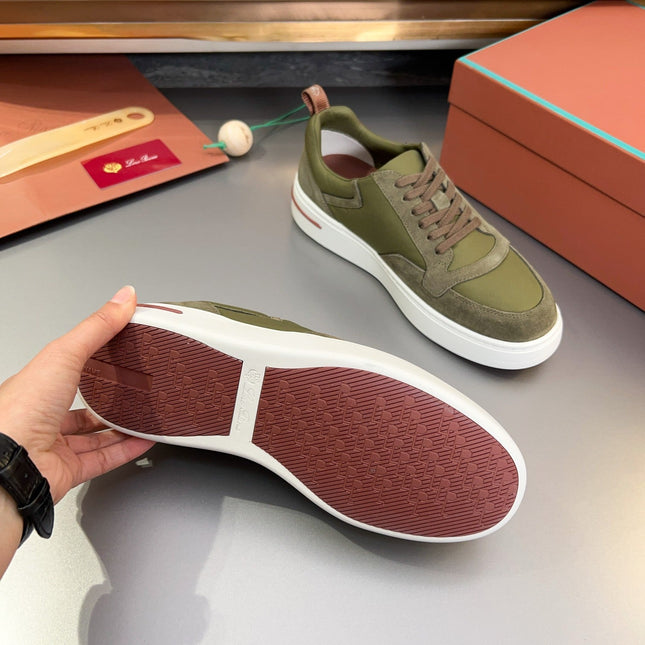 LP NEWPORT WALK SNEAKERS OLIVE SUEDE