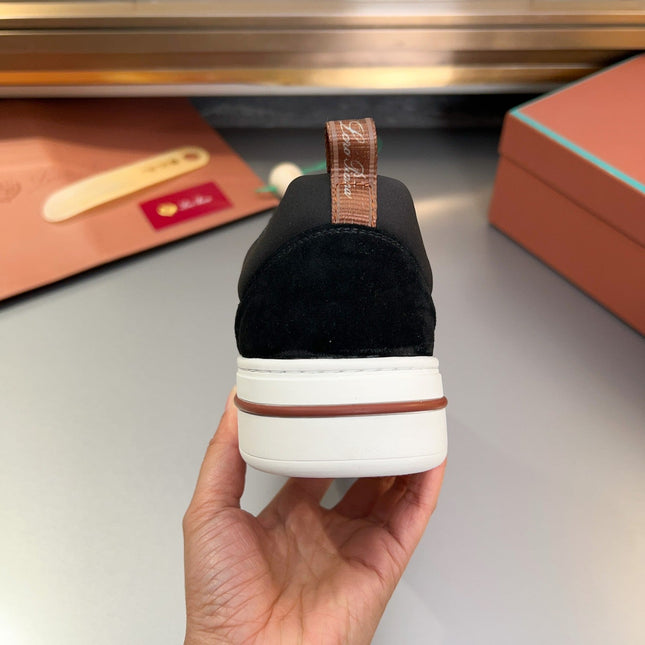LP NEWPORT WALK SNEAKERS BLACK SUEDE