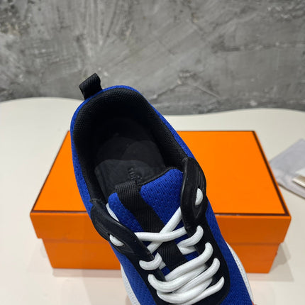 HEROS SNEAKERS COBALT GOATSKIN