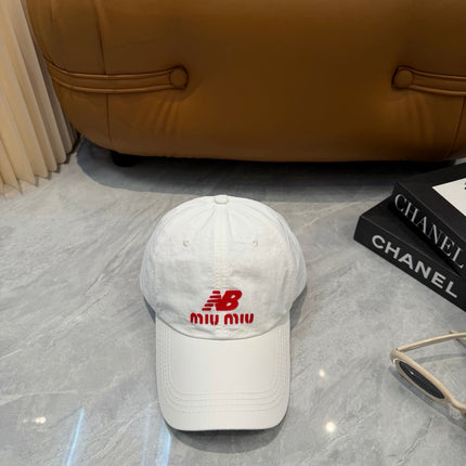 MIUMIU 26S BASEBALL CAP 342431