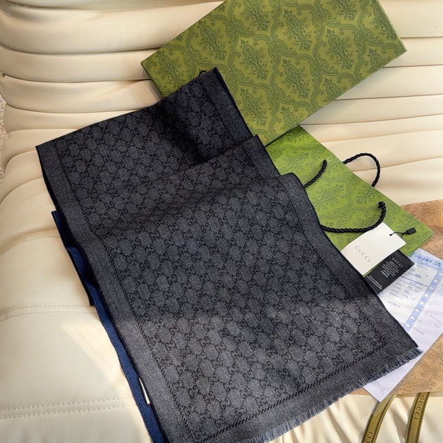 GUCCI 26S SCARF 185 IN CASHMERE 511137
