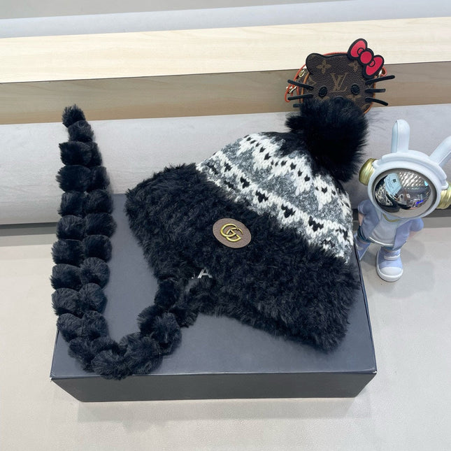 BEANIE HAT IN COLORFUL WOOL 400957