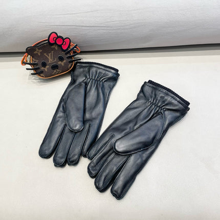 GLOVES IN BLACK LAMBSKIN 444432