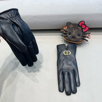 GLOVES IN BLACK DEERSKIN 462404