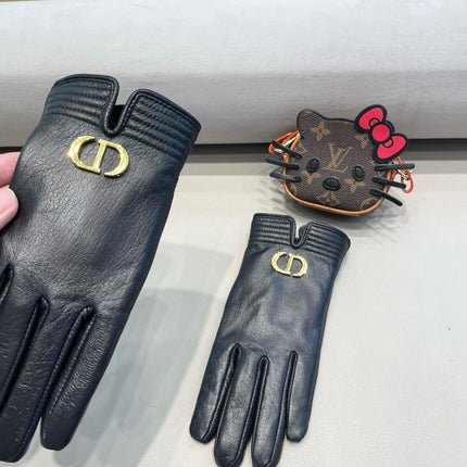 GLOVES IN BLACK DEERSKIN 462404