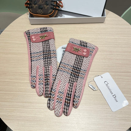 GLOVES IN COLORFUL WOOL 463807
