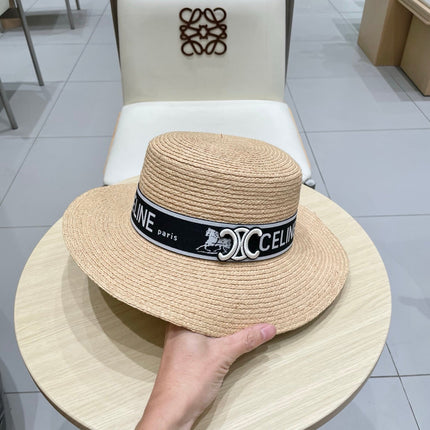WIDE BRIM HAT MODEL 652234 IN NATURAL WOVEN STRAW