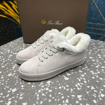 LP WINTER NUAGES SNEAKERS WHITE LAMBSKIN