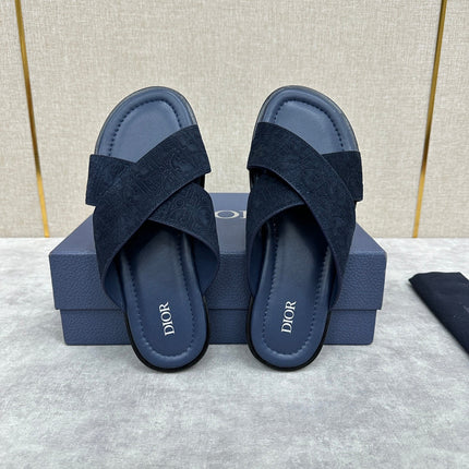 CD ALIAS SANDAL NAVY SUEDE