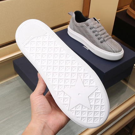 CD STYLISH SNEAKER GRAY CALFSKIN