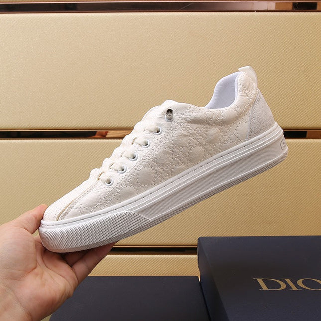 CD STYLISH SNEAKER WHITE CALFSKIN