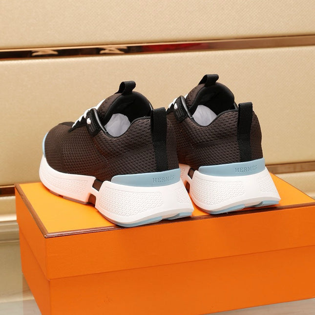 HM HUGO SNEAKER BROWN BREATHABLE FABRIC