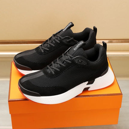 HM HUGO SNEAKER BLACK AND WHITE WEAVE